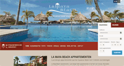 Desktop Screenshot of lamayabeach.com